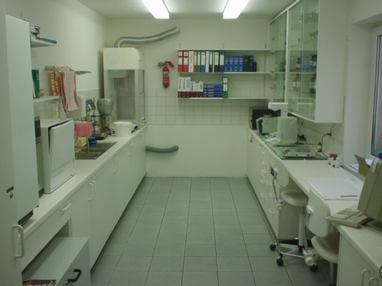 Labor der Löwen-Apotheke in späteren Jahren
